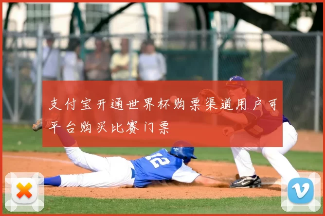 支付宝开通世界杯购票渠道用户可平台购买比赛门票