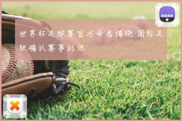 世界杯足球赛官方命名揭晓 国际足联确认赛事标识